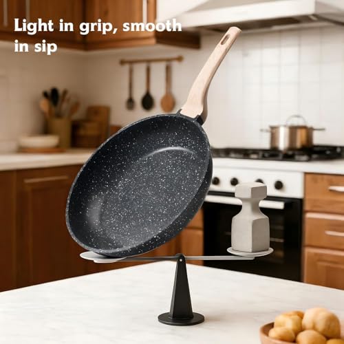 12 Inch Nonstick Granite Frying Pan Skillet - Durable & Easy Clean