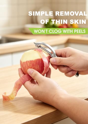 Vegetable Peeler Set - Y and I Shaped Kitchen Peelers for Potatoes