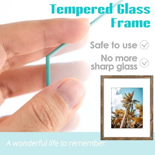 Frametory 16x20 Picture Frame for Wall, Display Picture 11x14 with Mat or 16x20 Without Mat, Gifts for Family (Black, 3 Pack)