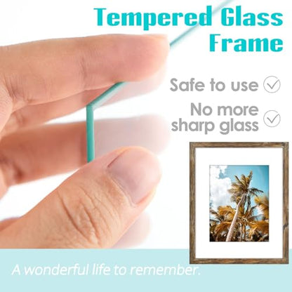 Frametory 16x20 Picture Frame for Wall, Display Picture 11x14 with Mat or 16x20 Without Mat, Gifts for Family (Black, 3 Pack)