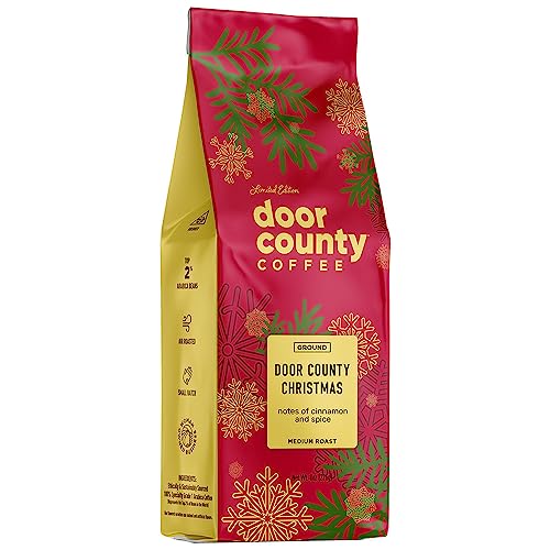 Door County Christmas Flavored Coffee Ground 8oz - Holiday Seasonal Brew