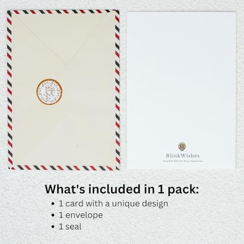 Godson Christmas Card with Envelope and Seal - Holiday Greeting Card for Godson
