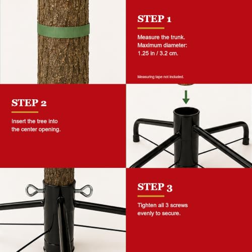 Heavy Duty Folding Christmas Tree Stand for 4-7 FT Artificial Trees
