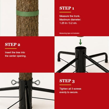 Heavy Duty Folding Christmas Tree Stand for 4-7 FT Artificial Trees
