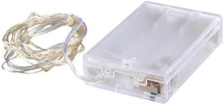 ANJAYLIA Fairy Lights - 16.5Ft Battery Operated String Lights | 50 Warm White LEDs for Home & Party Decor