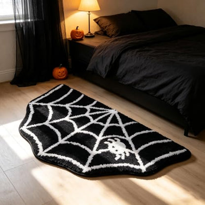 Halloween Ghost Bath Mat - Fun Fluffy Shower Rug with Non-Slip Backing - 19x31 Inch, Style 3