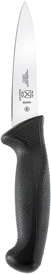 Mercer Culinary Paring Knife - 4-Inch Millennia with Black Handle for Precision Cutting