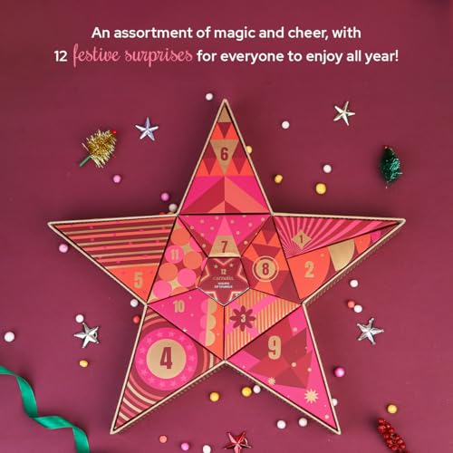 Carnatia 12 Days of Sparkle Christmas Advent Calendar Set of 12 Festive Fragrance Products