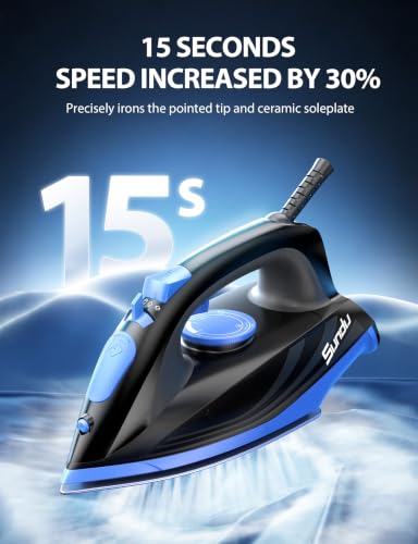 Sundu 1200W Steam Iron with Ceramic Soleplate - Indigo Variation