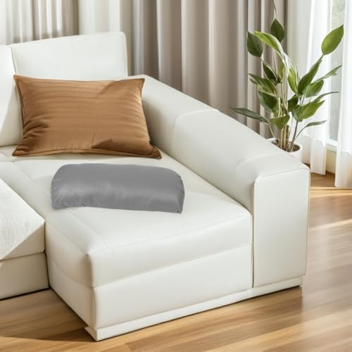 Recliner Footrest Pillow for Massage Chairs Gray - Adjustable Support Cushion