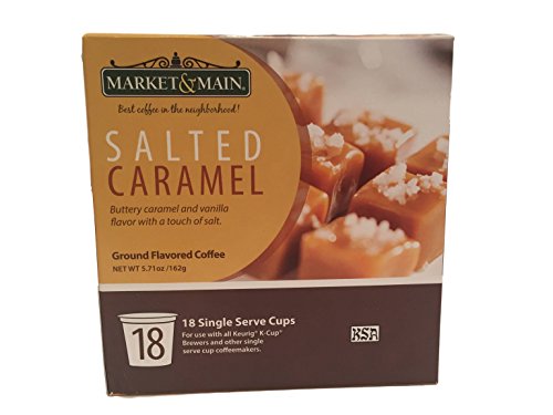 Market & Main Salted Caramel 18 Single Serve Coffee Cups