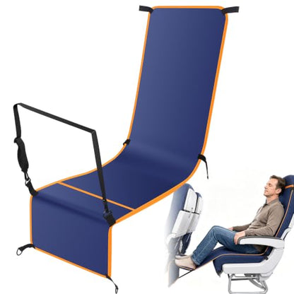 Travel Foot Hammock Adjustable Folding Airplane Footrest Sling