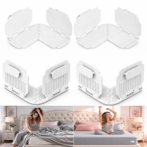 4 Pack Bed Sheet Holders for Corners - Keep Sheets Taut & Secure