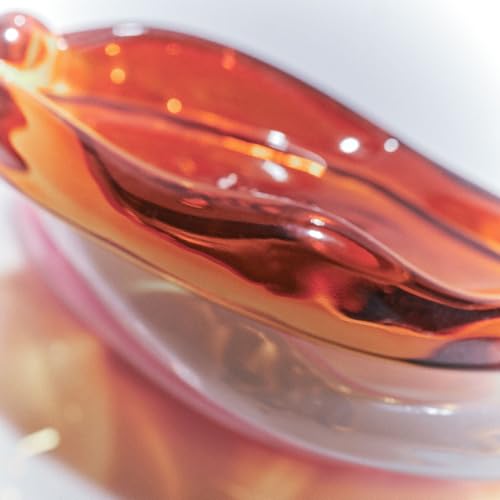 Orange Glass Incense Holder for DedCool 01 Taunt - Ash Catcher & Display