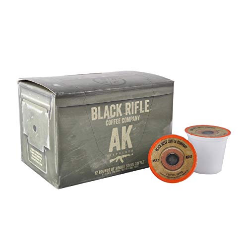 Black Rifle Coffee Company AK-47 Coffee Rounds for Single Serve Brewing Machines (12 Rounds)