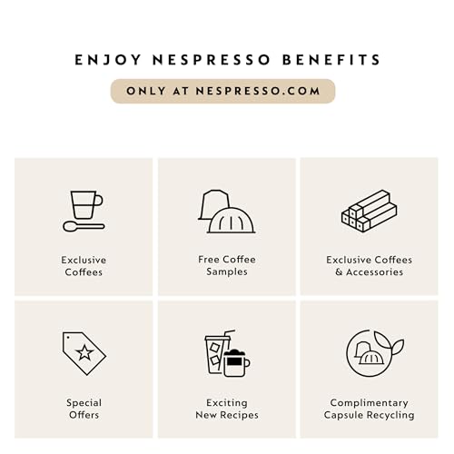 Nespresso Capsules Vertuo, Fortado Decaffeinato, Gran Lungo, 30-Count Coffee Pods, Brews 5.0 oz.