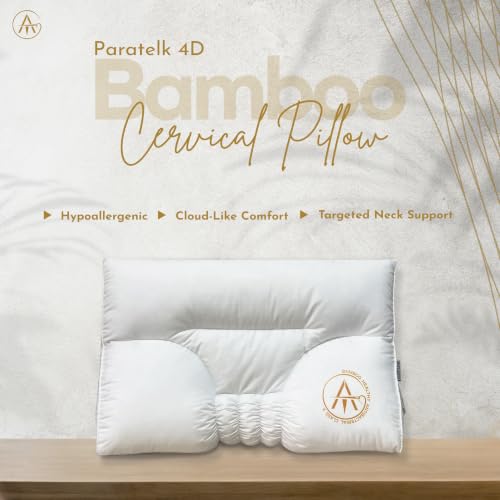 Ergonomic Cervical Pillow for Neck Support, Side, Back & Stomach Sleepers