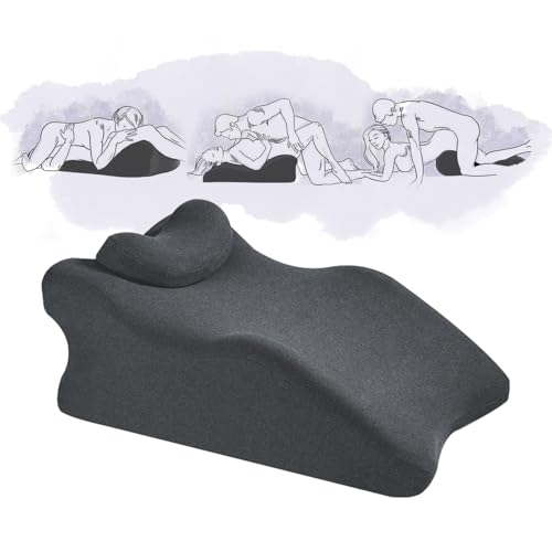 Widened Position Pillow for Couples - Dark Grey Support Wedge Pillow