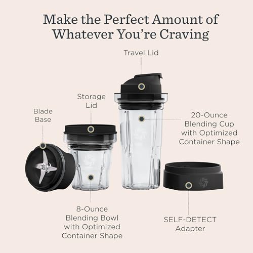 Vitamix Blending Cup and Bowl Starter Kit with Self-Detect Technology