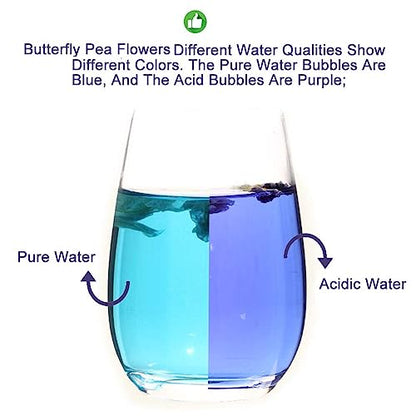 Plant Gift Dried Blue Butterfly Pea Flowers Tea, (Clitoria Ternatea) Edible Flowers, Dragon Pea Flower, Butterflies Tea Recipes Food Coloring 40G/1.41oz