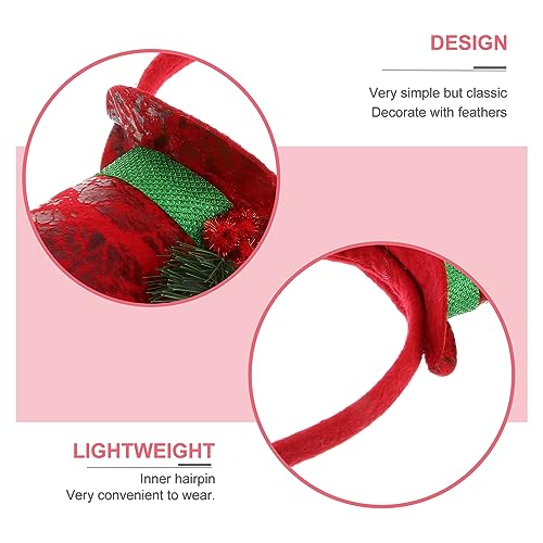 Christmas Top Hat Headband for Holiday Party & Decoration