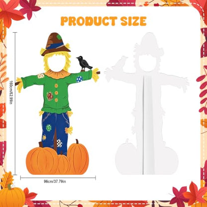 Large Fall Scarecrow Cardboard Cutout for Garden Yard Party Decorations