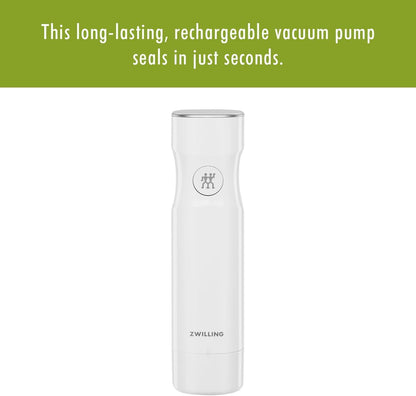 ZWILLING Fresh & Save Handheld Vacuum Sealer Machine for Easy Storage