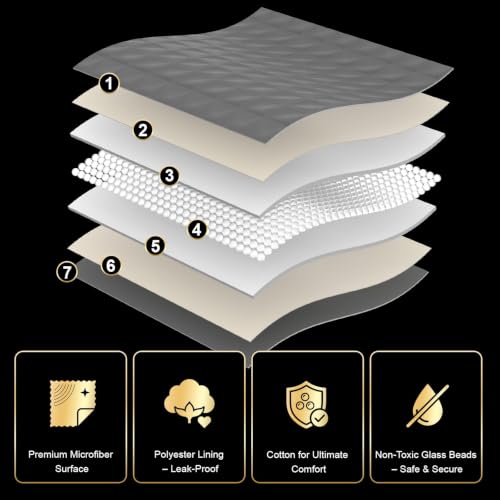 Weighted Blanket for Adults 60x80 Inches 20lbs Charcoal - Cozy Comfort