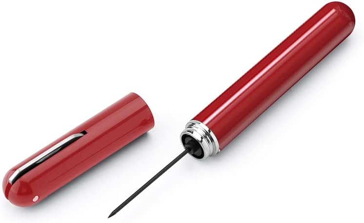 Wine Bottle Opener, IPEROT Air Pressure Wine Corkscrew With Cutting Wine Bottle Foil Knife, Effortlessly Open Wine Bottles Without Damaging Corks, Easy-to-Use(Red)