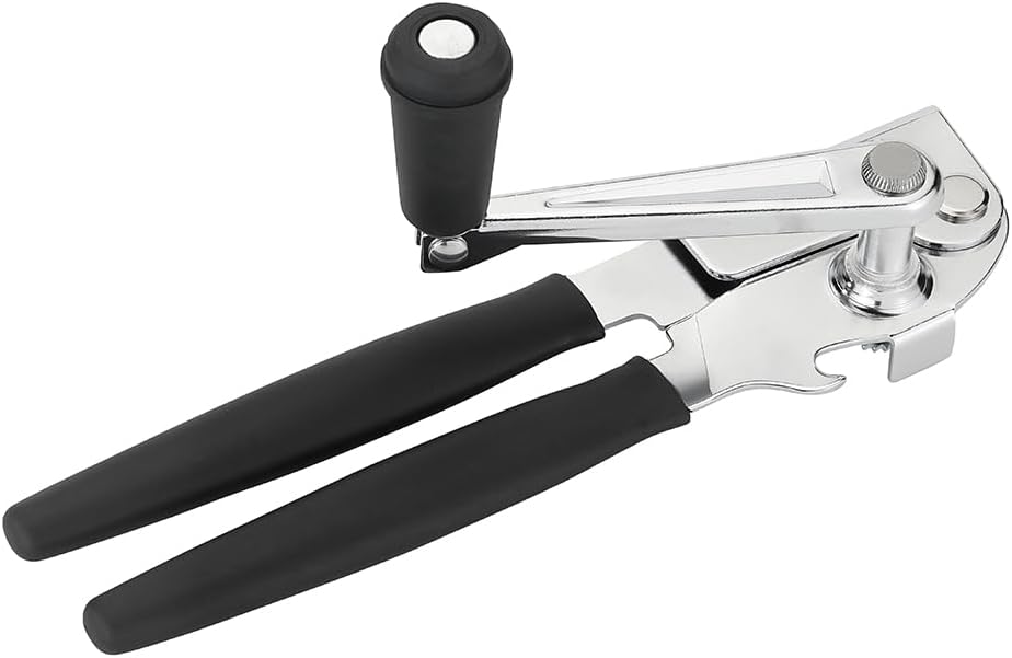 Skiennix Manual Can Opener - Ergonomic Easy-Turn Crank for Seniors | Heavy-Duty Design for Restaurants