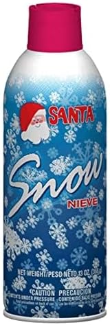 Santa Christmas Tree Snow Spray - 13 Ounces | Perfect for Wreaths and Mirrors