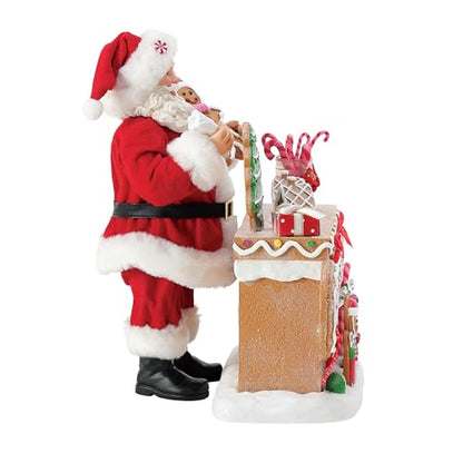 Christmas Santa Figurine Set - Ginger All the Way Holiday Collectible