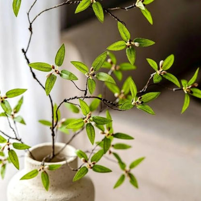 2PCS Faux Greenery Stems for Vase & Centerpieces - Flexible Artificial Branches