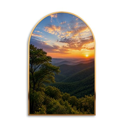 Blue Ridge Mountains Canvas Wall Art 20x32 Inches Rustic Home Decor