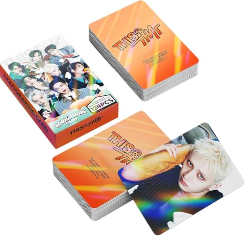 Stray Kids Photocards Set 124 PCS with Stickers - Multicolor