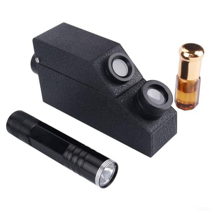 Portable Gemstone Refractometer for Jewelry Identification B - Black, 1.30-1.81 RI