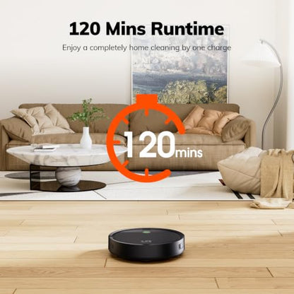 ILIFE V2 Robot Vacuum Cleaner Black - Tangle-Free Suction, Pet Hair
