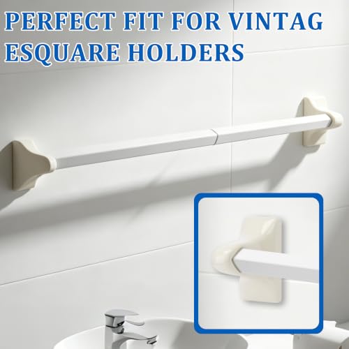 24 Inch Adjustable Towel Bar Replacement Rod for Bathroom