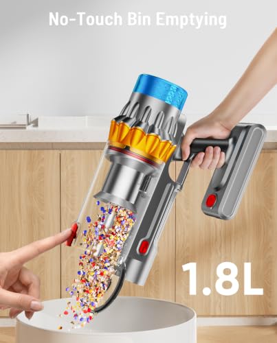 Purple Cordless Vacuum Cleaner 650W 60KPA 70 Min Runtime Self-Standing Stick
