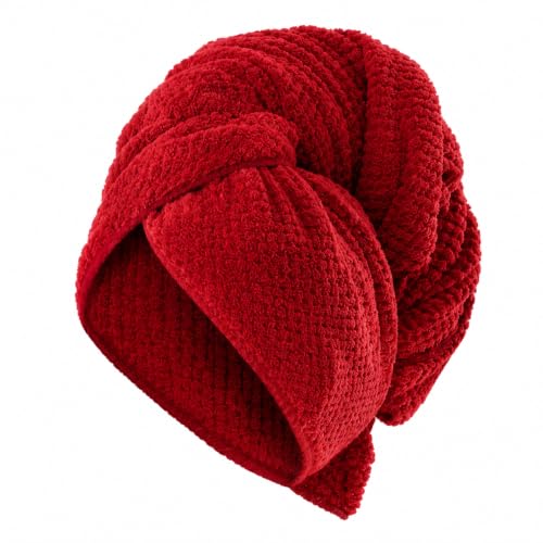 Hair Towel Wrap for Women - Soft, Absorbent Turban for Wet Hair