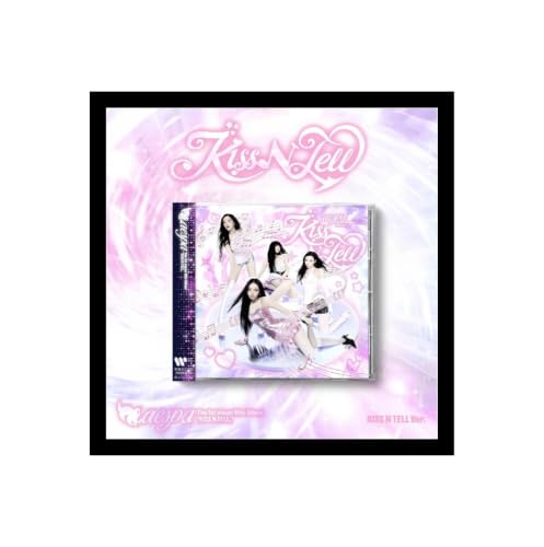 aespa Japan 1st Mini Album Kiss N Tell KISS N TELL Ver. CD + Sticker + Photobook + Photocard