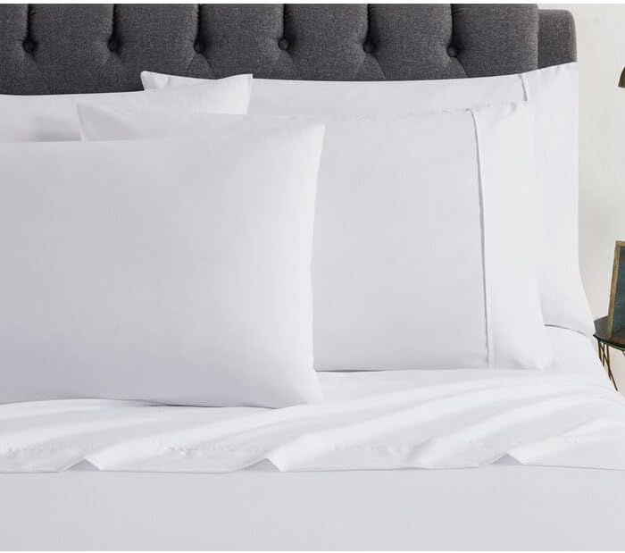 Queen Size Bed Sheets Set by LuxHome | 4PC Solid Breathable Microfiber - Hotel Luxury Fade Resistant Bedding in White