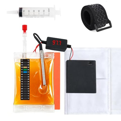 Electric Liquid Heating Pack 98.6°F with Digital Temp Display & Accessories