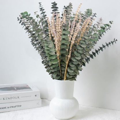 52 PCS Preserved Eucalyptus and Lavender Shower Bundle for Bathroom Decor