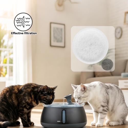 VANEST Filter Replacement Pack for BISSELL HydrateWell Pet Fountain - 4 Pack