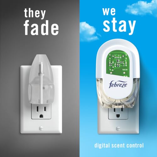 Febreze Odor-Fighting Plug-In Air Freshener Refill Pack - 4 Scented Oils