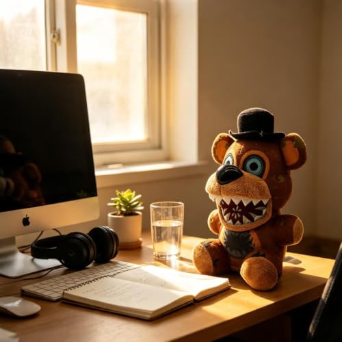 5 Nights Plush Freddy's Stuffed Figure 8-Inch Soft Toy with Pillow - Variation C