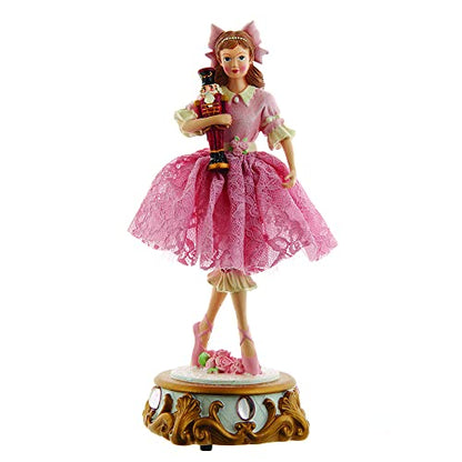 Clara Ballet Nutcracker Musical Deco - 11.25 Inch Resin Table Ornament