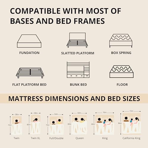 EGOHOME 14 Inch Twin Memory Foam Mattress for Back Pain, Cooling Copper Gel Bed in a Box, Foam Made in USA, CertiPUR-US Certified, Therapeutic Medium Firm, Daybed 38x75x14 Black
