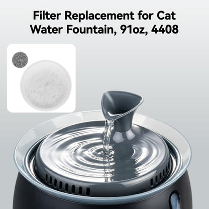 VANEST Filter Replacement Pack for BISSELL HydrateWell Pet Fountain - 4 Pack